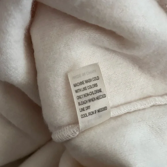 Linda Anderson Sherpa Shacket Jacket Women’s XXL Cream Button Front Teddy Fleece - Picture 8 of 8